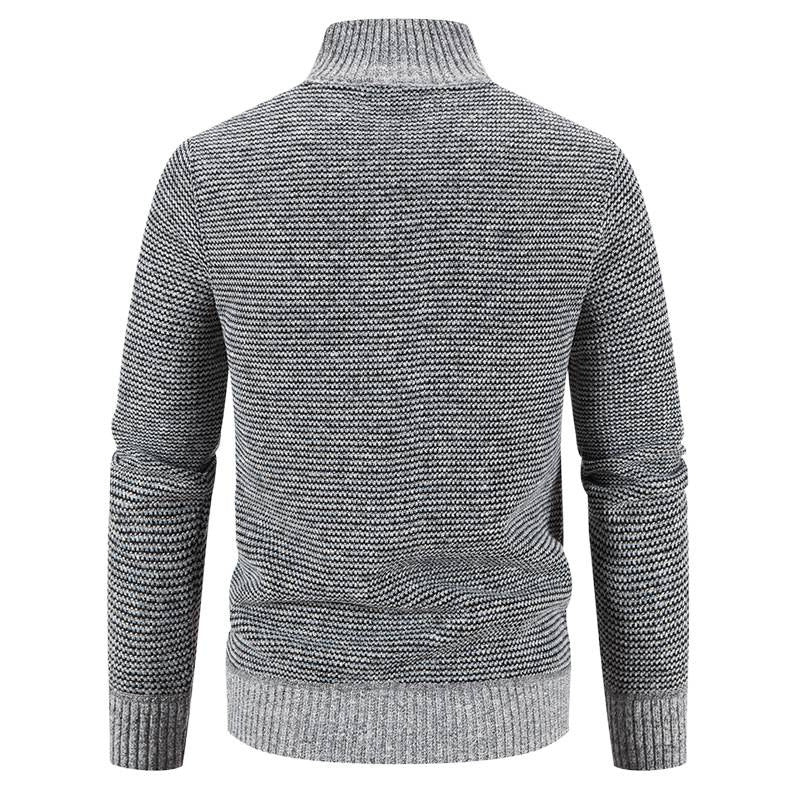 Herren lässige Steppjacke mit Strickärmeln R&B