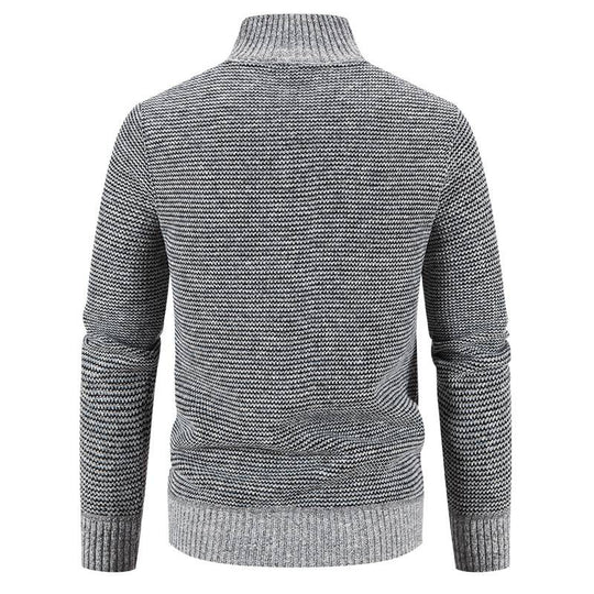 Herren lässige Steppjacke mit Strickärmeln R&B