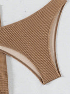 Damen Bandeau-Bikini mit raffiniertem Rock R&B