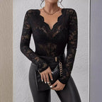 Damen Spitzen-Oberteil R&B