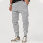 Herren bequeme Sweatpants mit elastischem Bund und seitlichen Eingrifftaschen R&B