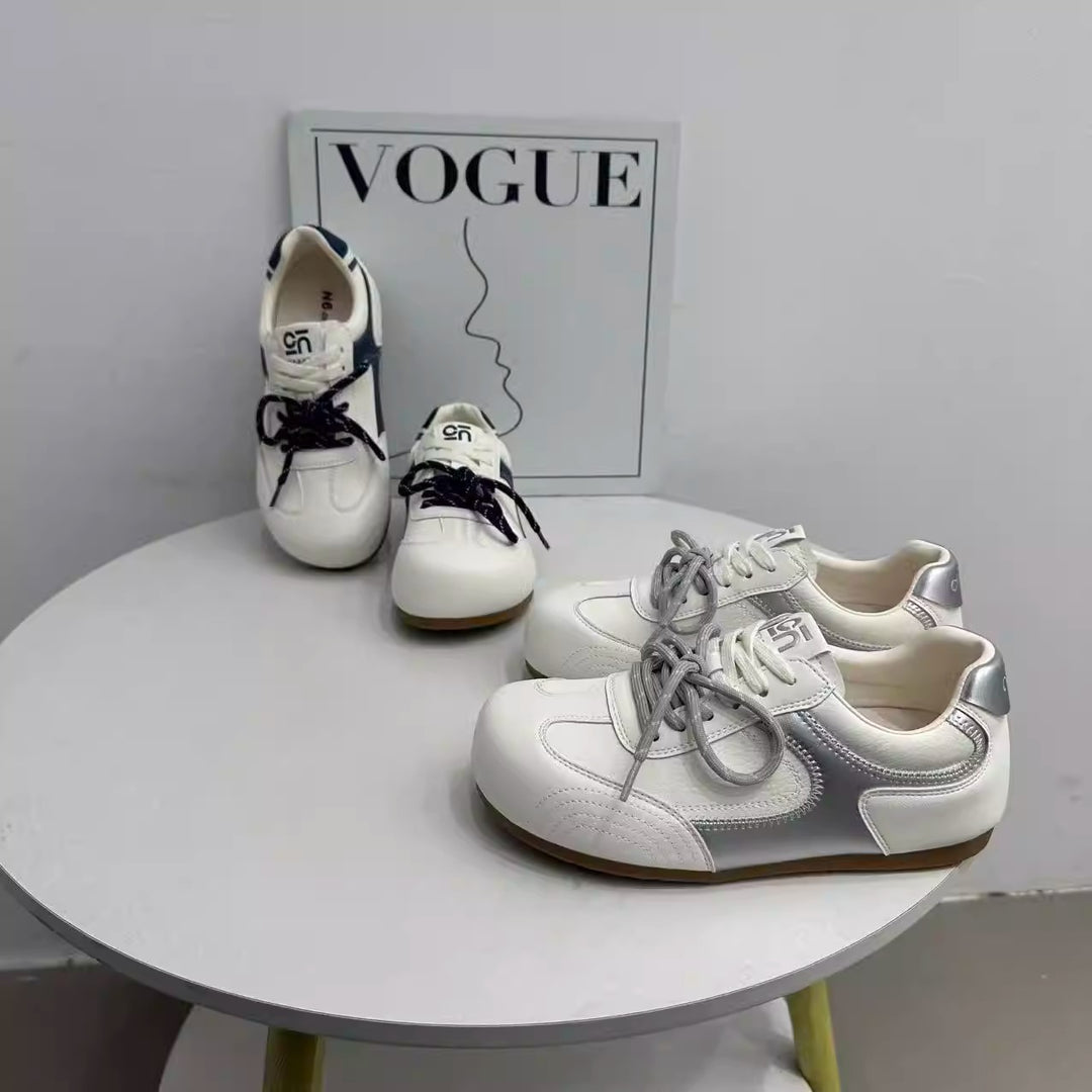 Damen Sneakers im sportlichen Retro-Design mit atmungsaktiver Oberfläche und rutschfester Sohle R&B
