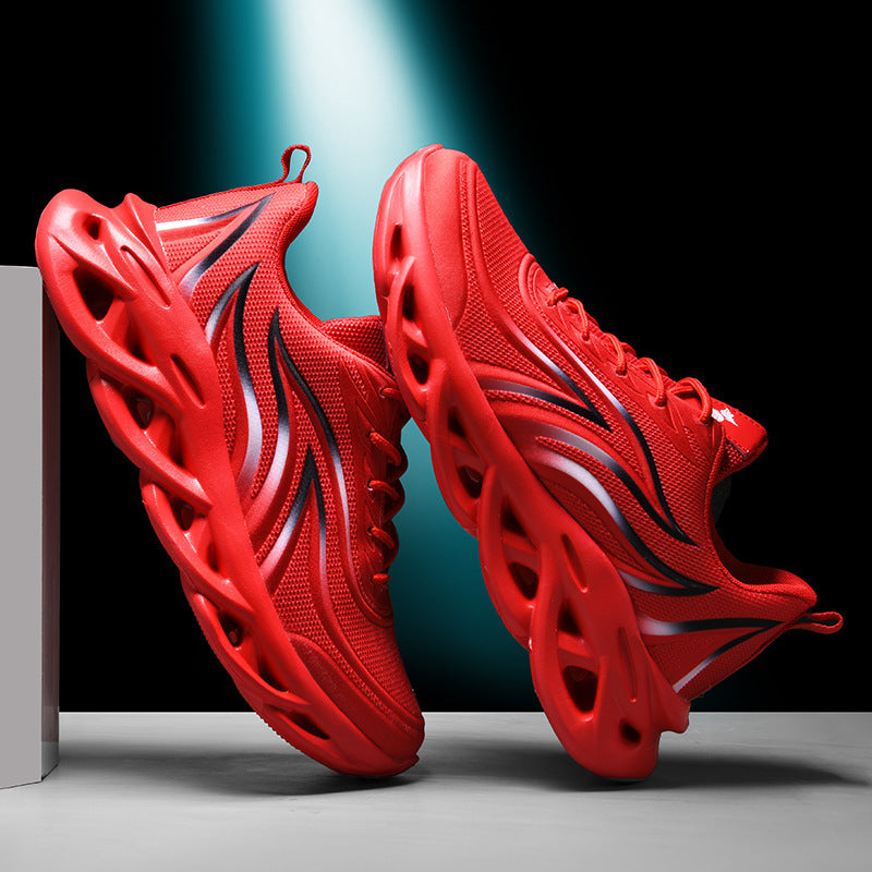 Herren nan sportliche Laufschuhe mit innovativer Hohlsohle und atmungsaktivem NetzgewR&Be R&B
