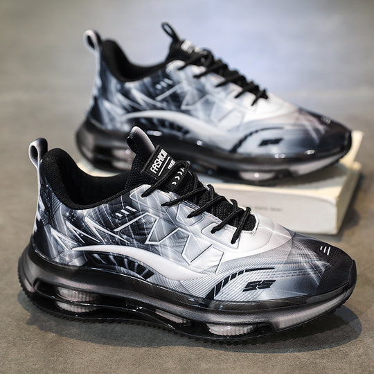 Damen Sportliche Air Cushion Sneakers mit atmungsaktiver Mesh-Oberfläche R&B