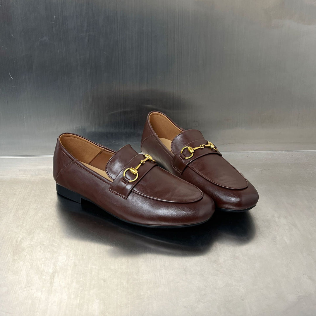 Damen Mokassins mit elegantem Schnallenverschluss und bequemer Innensohle R&B