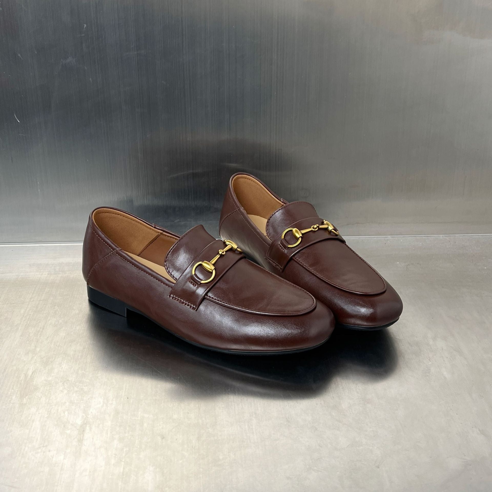 Damen Mokassins mit elegantem Schnallenverschluss und bequemer Innensohle R&B