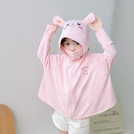 Mädchen praktische Kapuzenjacke mit tierisch verspieltem Design R&B