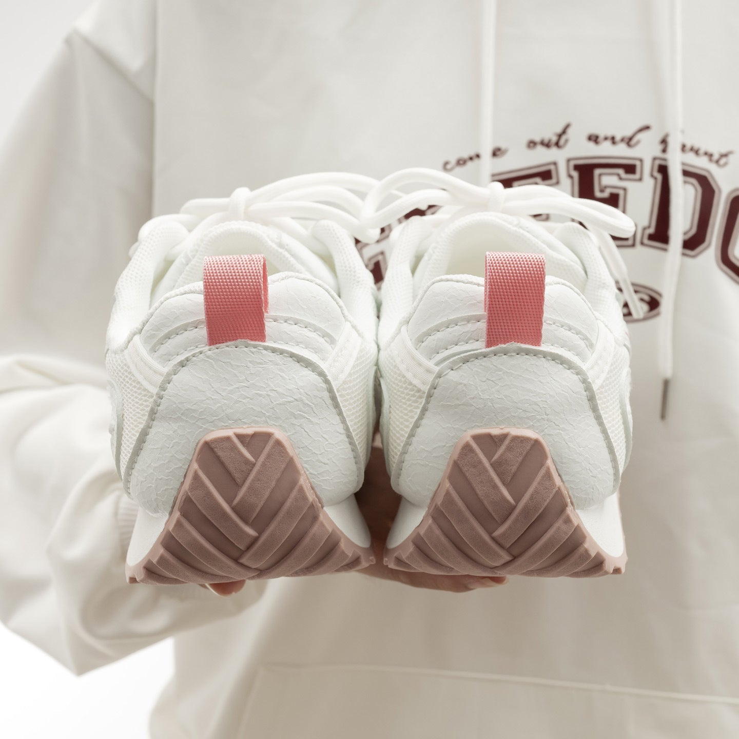 Damen Sportliche Sneakers mit atmungsaktiver Mesh-Oberfläche und rutschfester Sohle