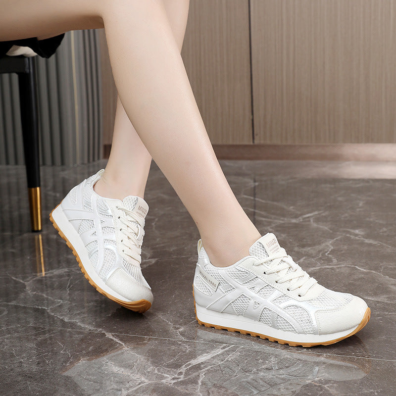 Damen Sportliche Sneakers mit atmungsaktivem Mesh-Obermaterial und dynamischer Dämpfung R&B