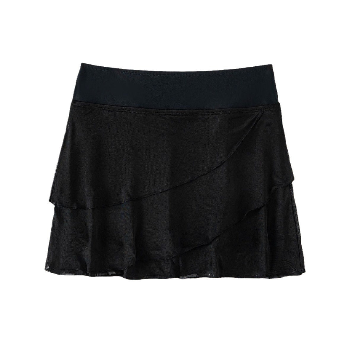 Damen Maxirock aus luftiger Chiffon-Optik mit asymmetrischem Schnitt R&B