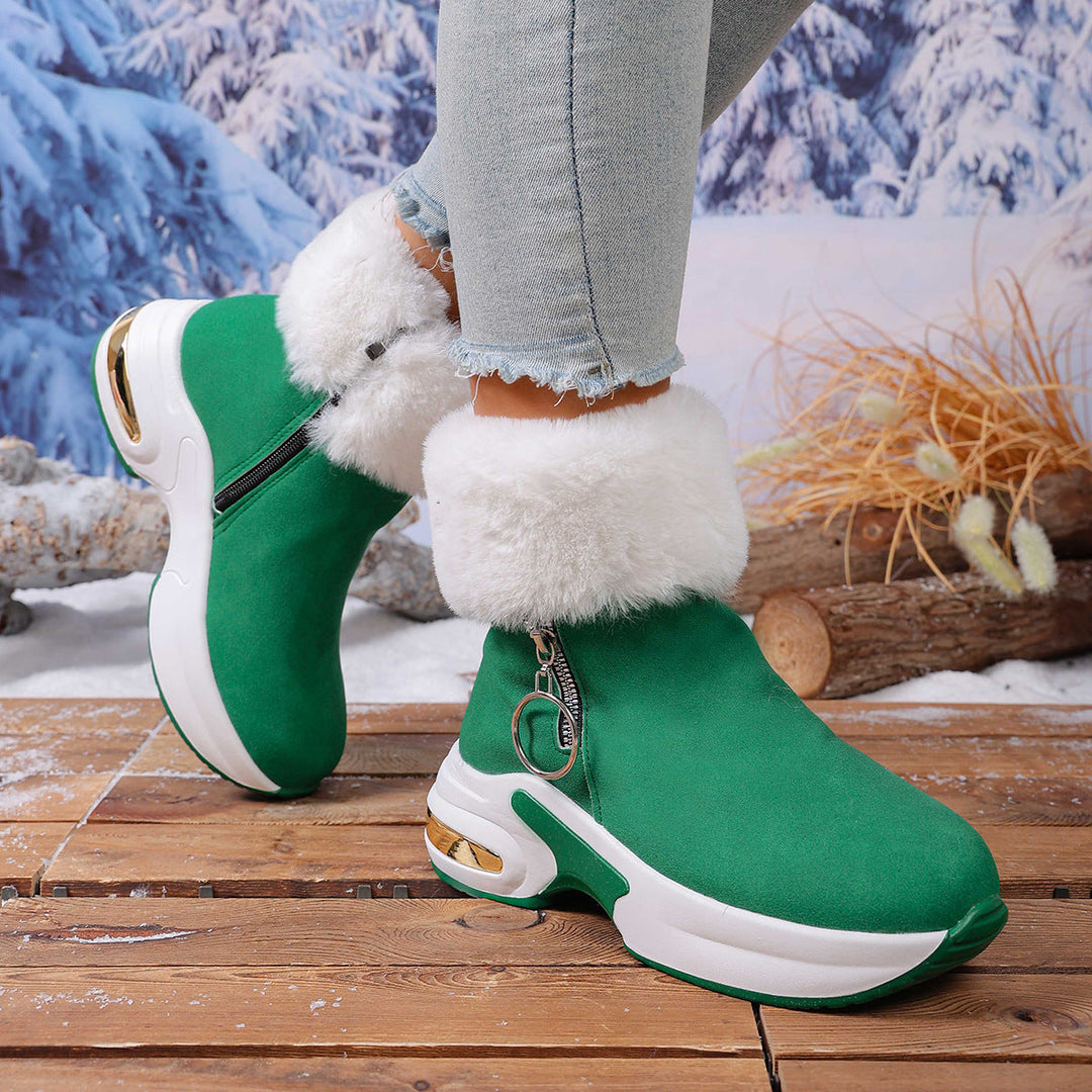 Damen-Stiefeletten mit dicker Sohle R&B R&B
