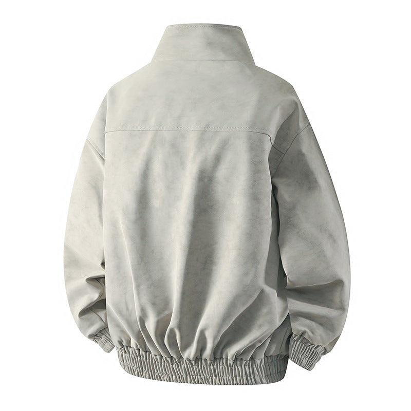 Herren Modische Übergangsjacke mit hohem Kragen und revitalisierendem Innenfutter R&B