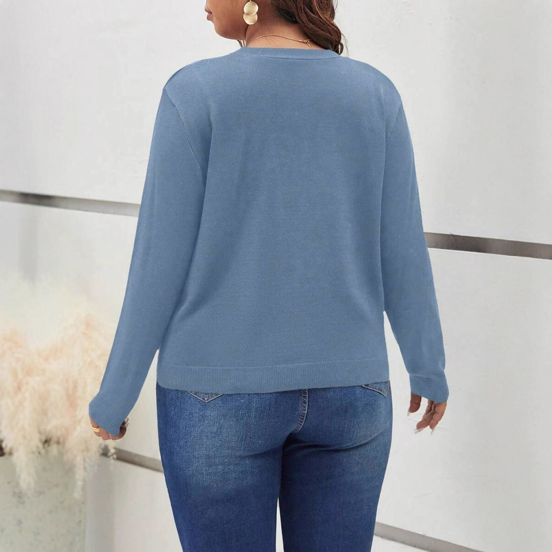 Damen Strickjacke mit hochwertigen Knopfdetails und bequemer Passform R&B