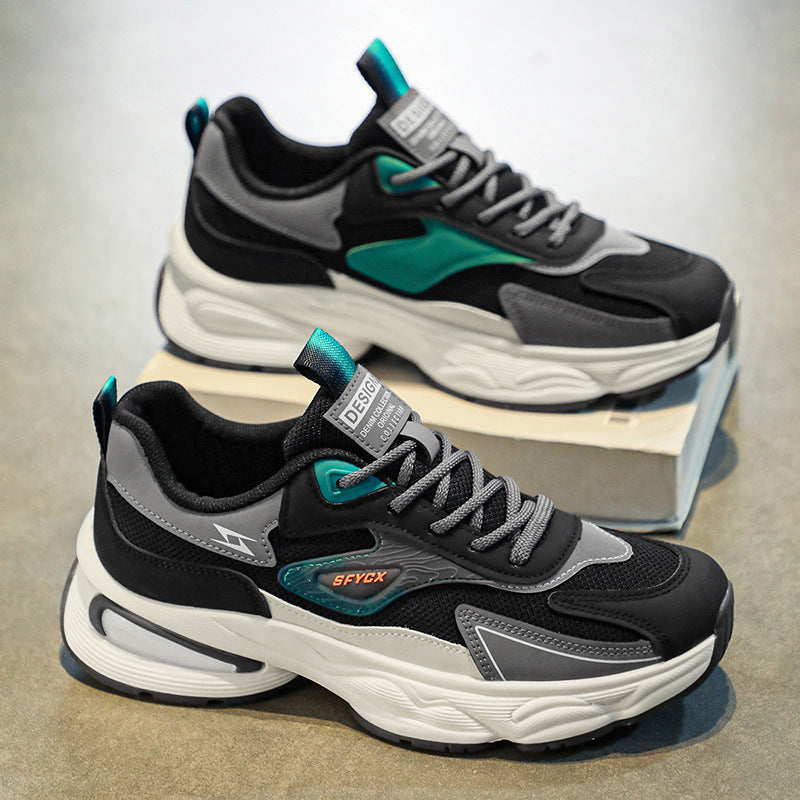 Damen Sportliche Comfort Sneakers mit atmungsaktiver Mesh-Oberfläche und dämpfender Sohle R&B