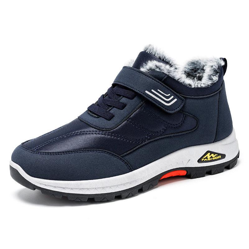 Damen Sportliche Winter-Sneaker mit Warmfutter und Klettverschluss R&B
