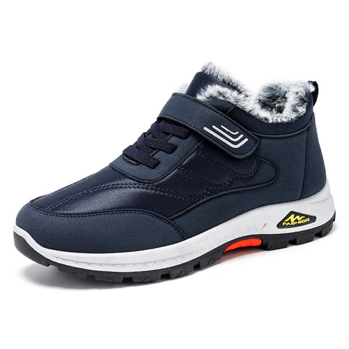 Damen Sportliche Winter-Sneaker mit Warmfutter und Klettverschluss R&B