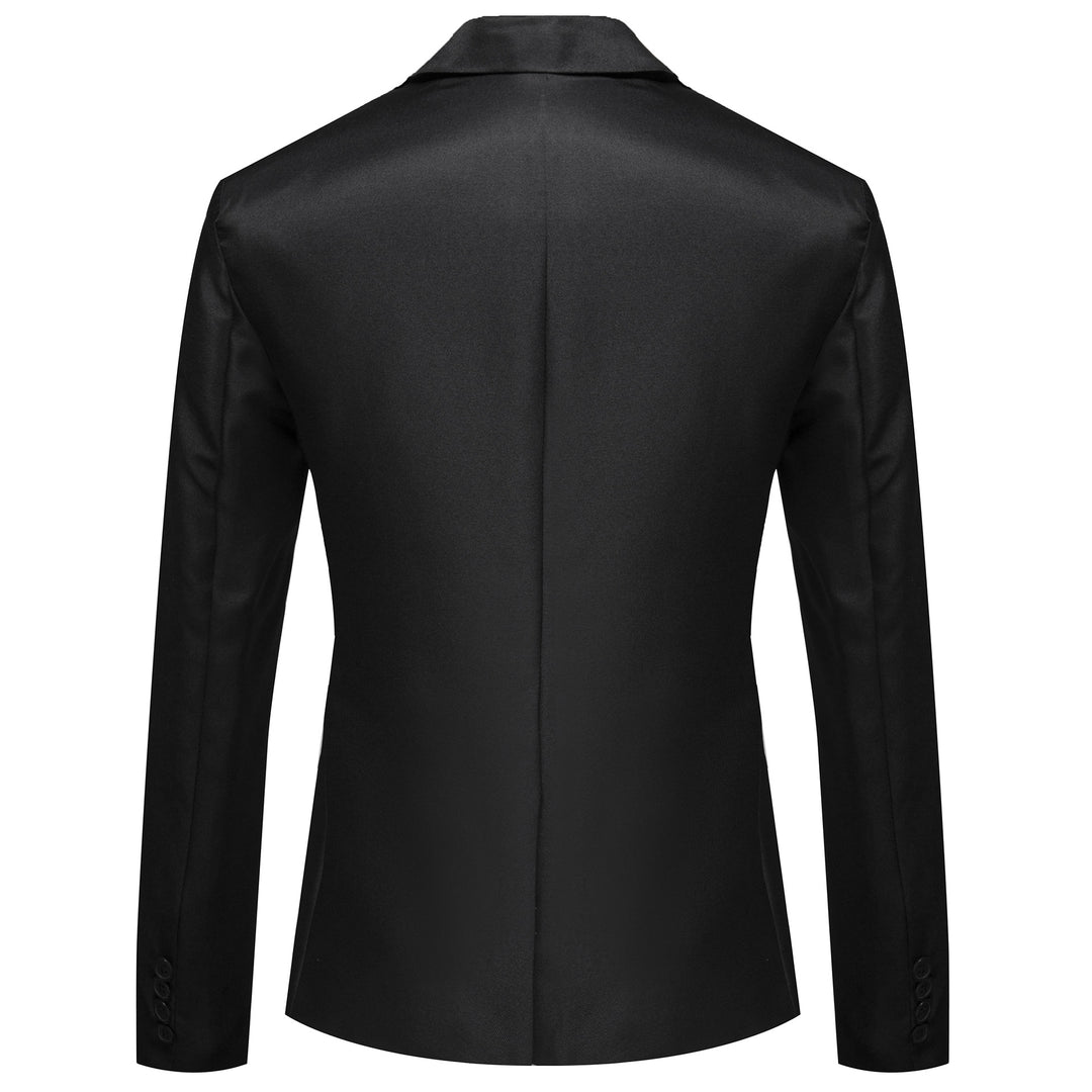 Herren modischer und eleganter Anzugjacke mit satiniertem Finish R&B
