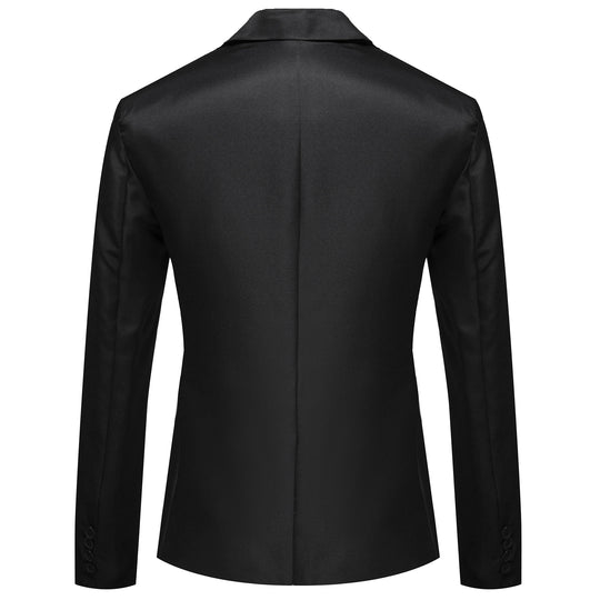Herren modischer und eleganter Anzugjacke mit satiniertem Finish R&B