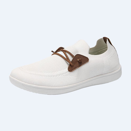 Herren nan atmungsaktiver Strick-Schlupfsneaker mit elastischem Einstieg und dämpfender Leichtsohle R&B