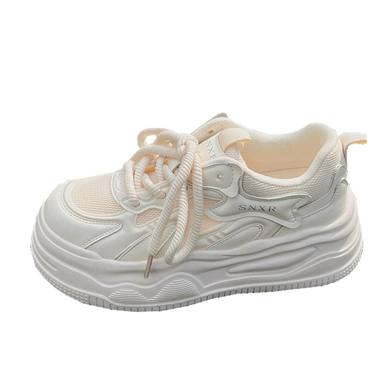 Damen Sportliche Chunky Sneakers mit atmungsaktiver Obermaterialstruktur R&B