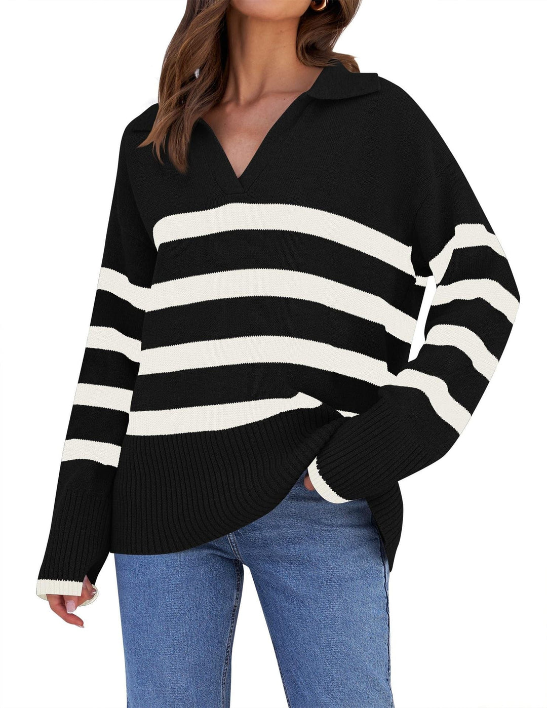 R&B | Oversized Pullover Lässiger Moderner Stil Ideal für den Winter