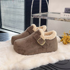Damen Gemütliche Hausschuhe mit weichem Innenfutter und stylischem Riemen R&B
