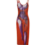 Damen Etuikleid mit raffiniertem Spitzendetail und hohem Schlitz R&B