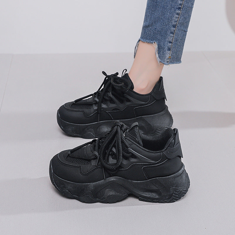 Damen Sportliche Chunky Sneakers mit atmungsaktivem Obermaterial und rutschfester Sohle R&B