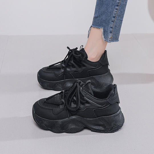 Damen Sportliche Chunky Sneakers mit atmungsaktivem Obermaterial und rutschfester Sohle R&B