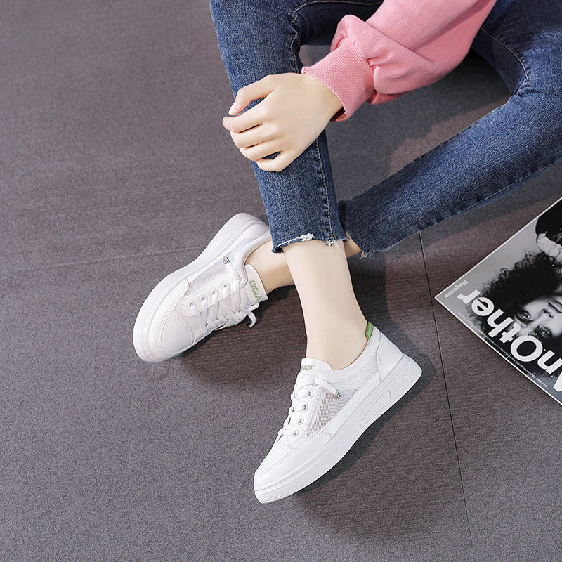 Damen Sportliche Sneaker mit atmungsaktivem Mesh und modischen Akzenten R&B