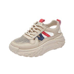Damen Sportliche Sneakers mit atmungsaktivem Netz-Obermaterial von R&B