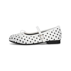 Damen Ballerinas mit elegantem Riemchen und klassischem Punkte-Design