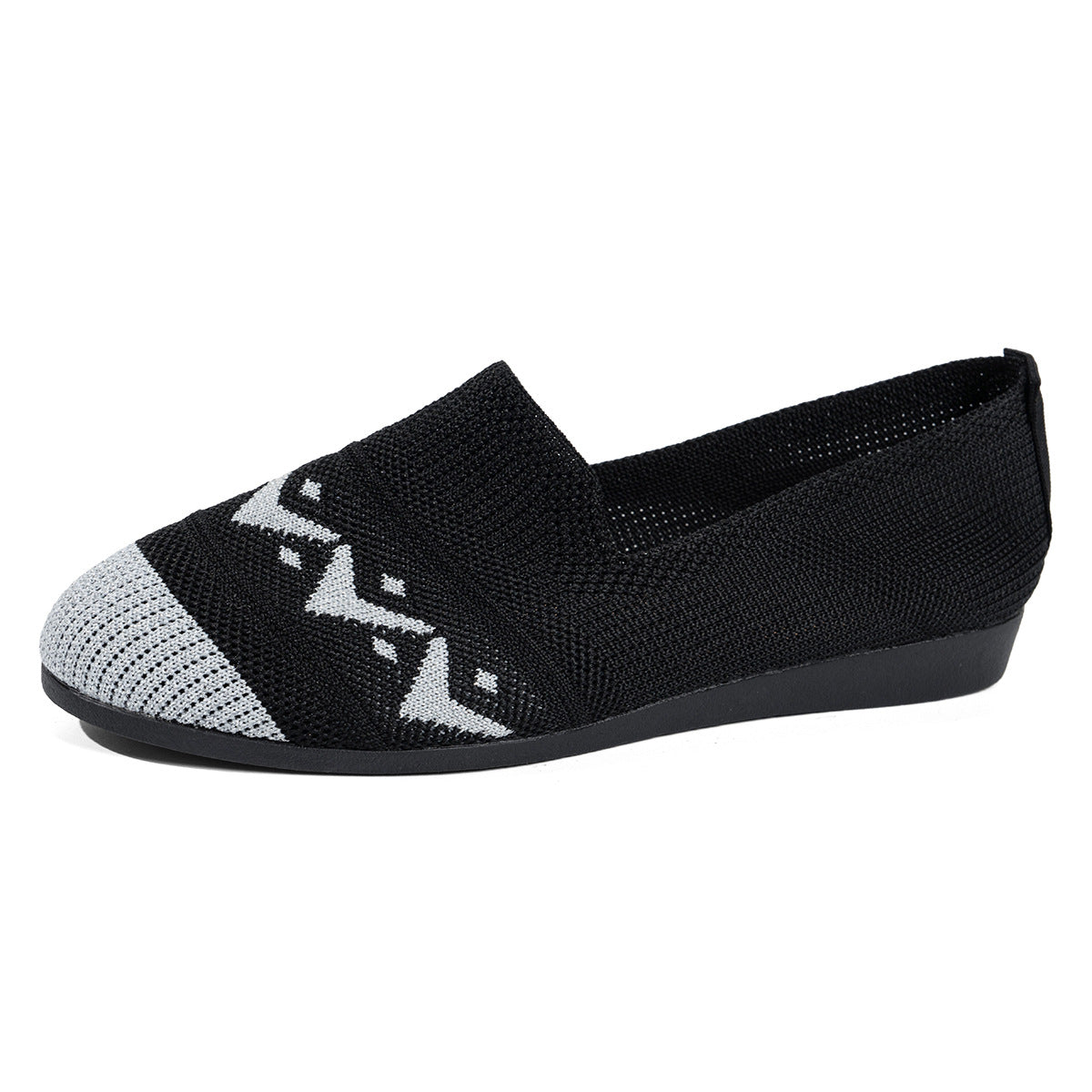 Damen komfortable Slipper mit innovativem Strickdesign R&B