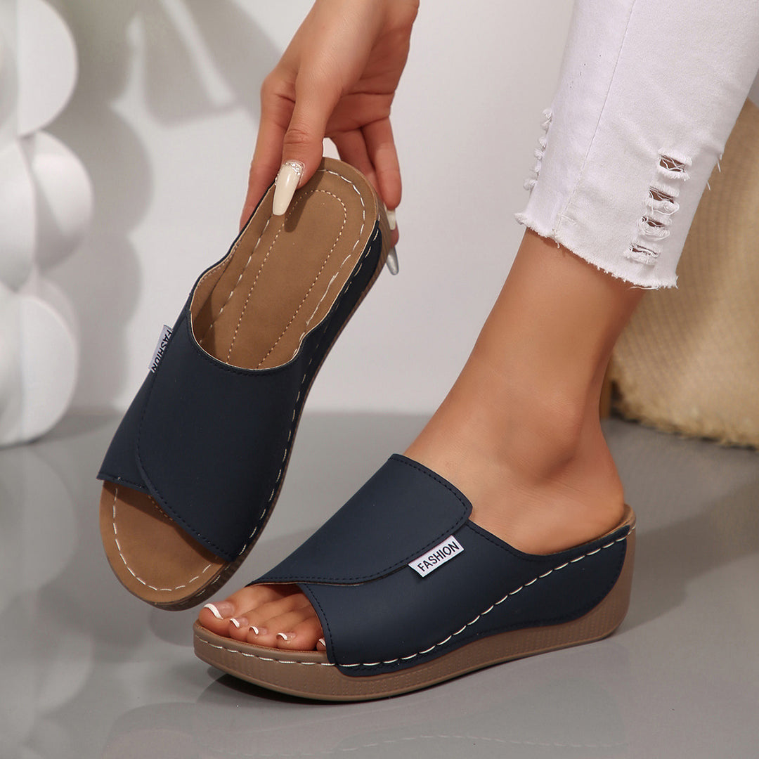 Damen modische Hausschuh-Pantoletten mit bequemer Innensohle und trendigem Design R&B