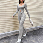 Damen Strickanzug mit modischem Cut-Out R&B