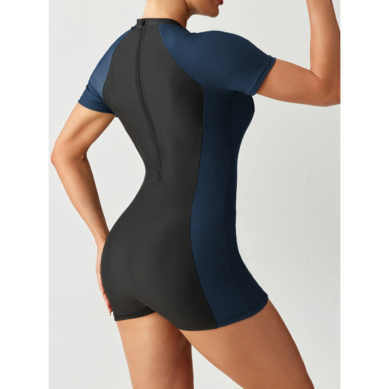 Damen Schwimmanzug mit kurzem Arm und figurformendem Schnitt R&B