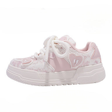 Damen Trendige Chunky Sneakers mit verspieltem Design und flexibler Sohle R&B