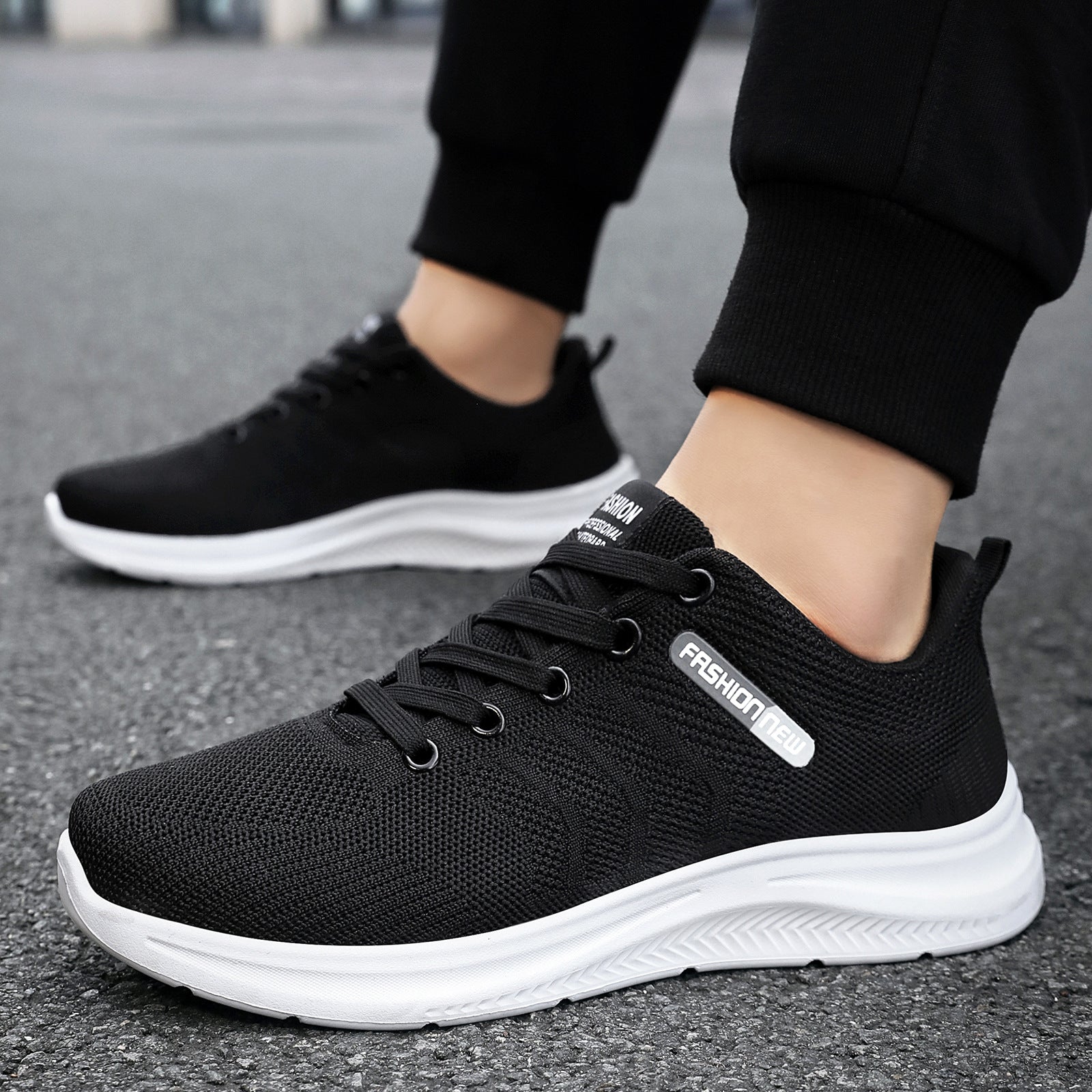 Damen Atmungsaktive Sport-Sneaker mit flexiblem Mesh-Obermaterial R&B