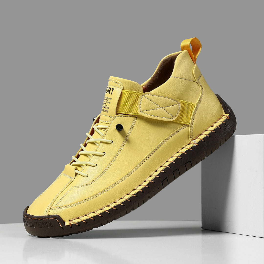 Damen Bequeme Freizeitschuhe mit elastischem Klettverschluss und atmungsaktiver Konstruktion R&B