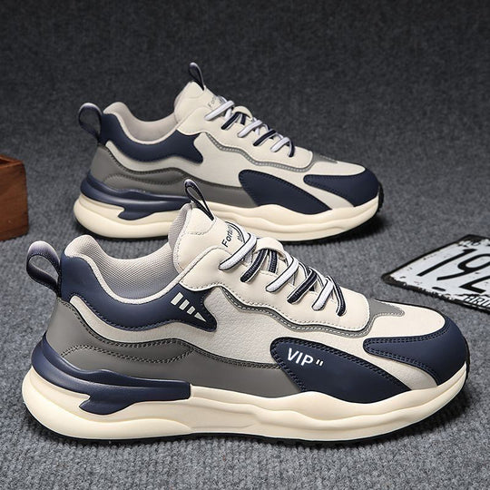 Damen Sportliche Chunky Sneakers mit atmungsaktiver Oberflächenstruktur R&B
