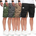 Herren Freizeit Cargoshorts mit elastischem Bund und praktischen Seitentaschen