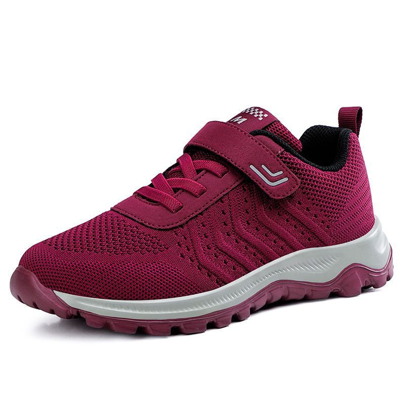 Damen Atmungsaktive Sport-Schuhe mit Klettverschluss und rutschfester Sohle R&B
