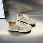 Damen Sportliche Sneakers mit elegantem Geflecht und modischem Schnallenverschluss R&B