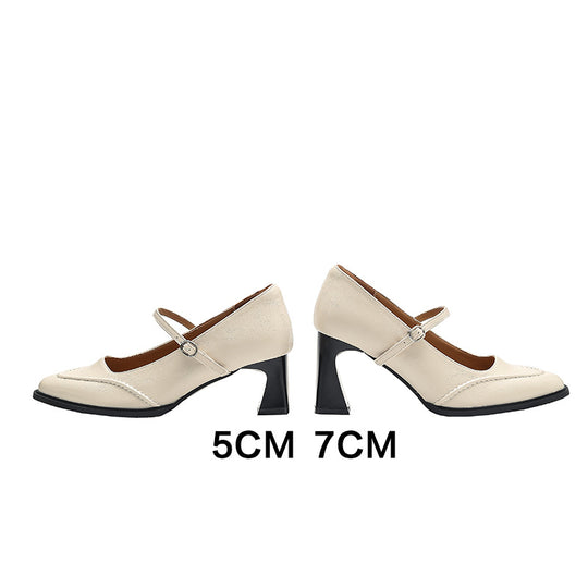 Damen Elegante High Heels mit Plateau und Riemchen R&B