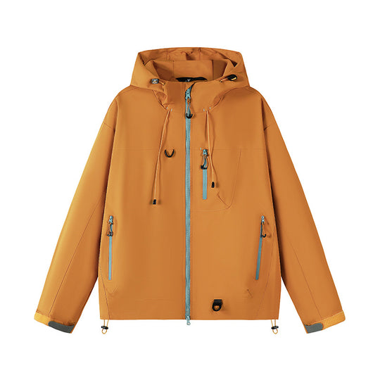Damen funktionale Wetterjacke mit verstellbarem Kapuzensystem und atmungsaktiven Eigenschaften R&B