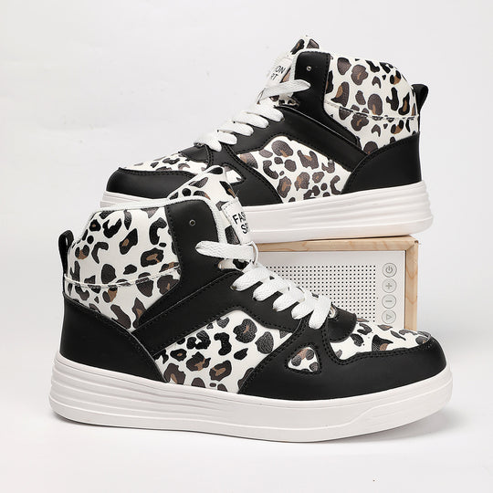Damen Hochmodische Sneaker im Leoparden-Design R&B