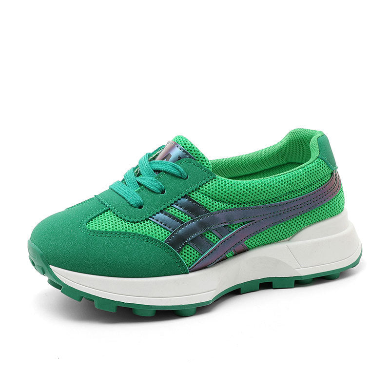 Damen Sportliche Sneakers mit atmungsaktiver Mesh-Oberfläche und dynamischem Sohlenprofil R&B
