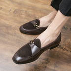 Herren Elegante Mokassins mit modischem Schnallen-Design R&B