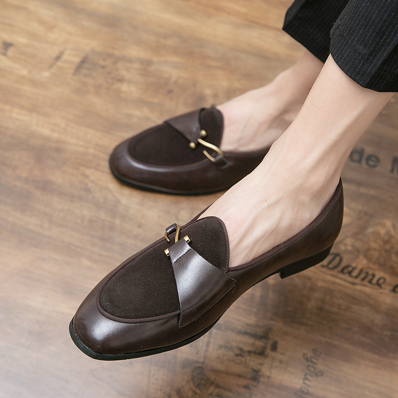 Herren Elegante Mokassins mit modischem Schnallen-Design R&B