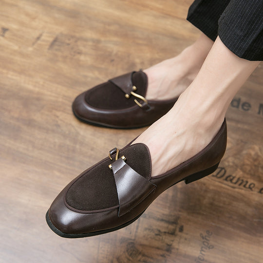 Herren Elegante Mokassins mit modischem Schnallen-Design R&B